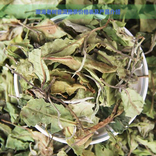渤海老树普洱熟茶价格表及产品介绍